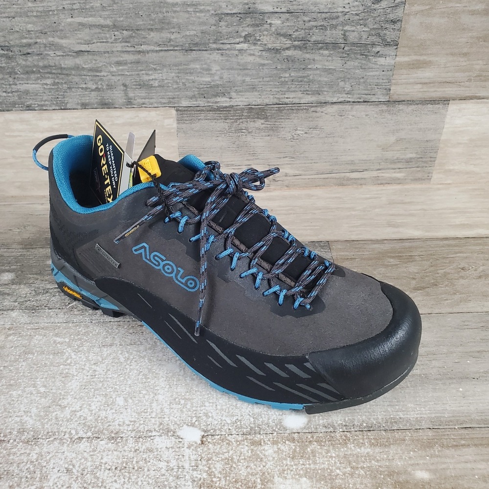Asolo Eldo LTH GV‎ ML Women Hiking Shoes Sz 6 Graphite Blue Moon Lace-Up Low Top